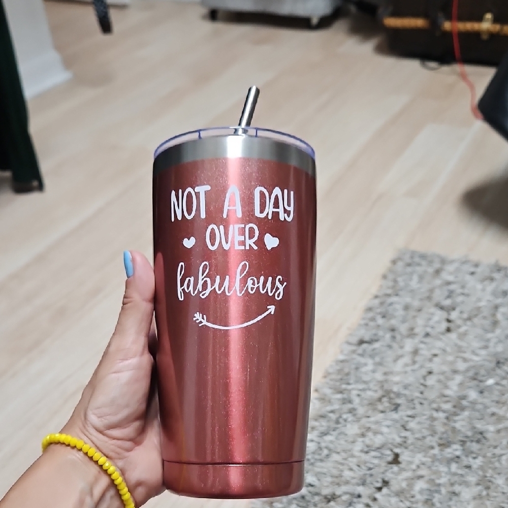 Stainless Steel Tumbler - Rose Gold
